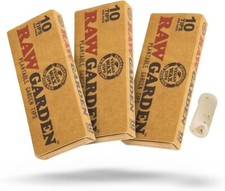 RAW Garden Filter Tips, Plantable Tips for Rolling (3 Packs, 30 Total)