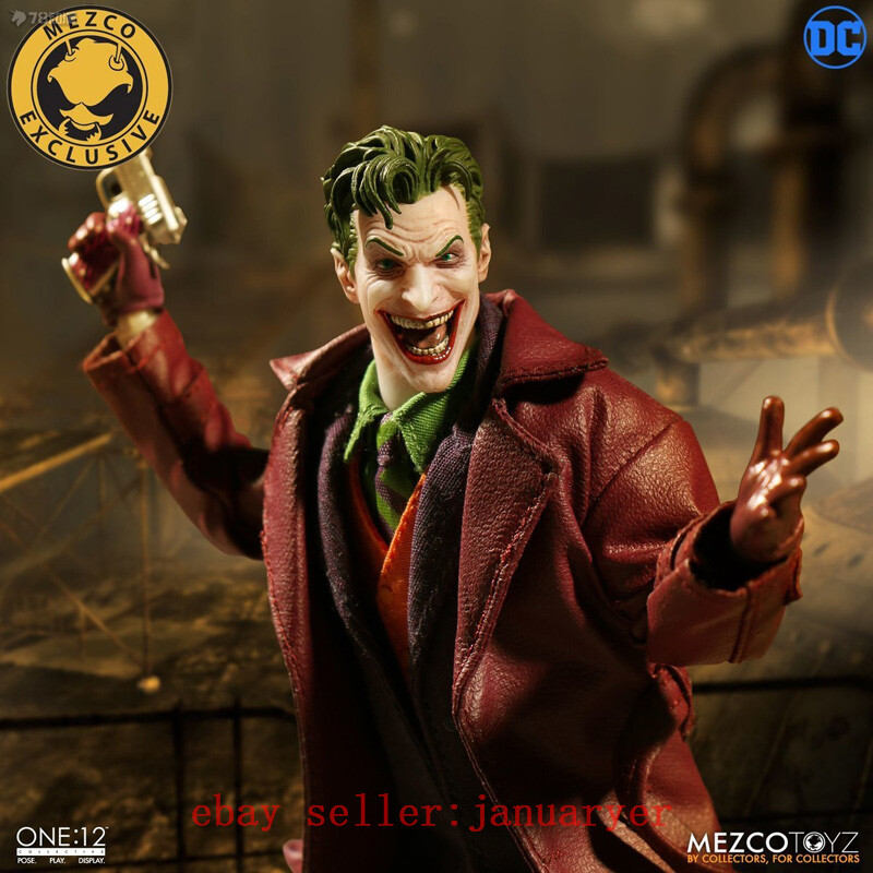 Perfect Mezco Toyz 1/12 Joker (Deluxe Edition) Action Figure Perfect Mezco Toyz 1/12 Joker (Deluxe Edition) Action Figure