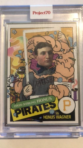 Topps Project 70 GPK x MLB Ermsy "High Strung" Honus Wagner Artist Proof!!