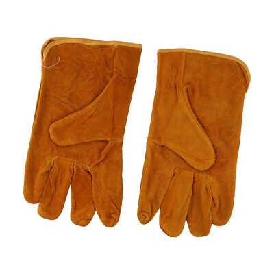 Heat Resistant Metal Welding Gloves with Cowhide Material for Hand Safety