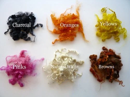 Heidifeathers® Mohair Curly Wool Locks, Hand Dyed - Choose the Colour - Felting - Image 3 of 4