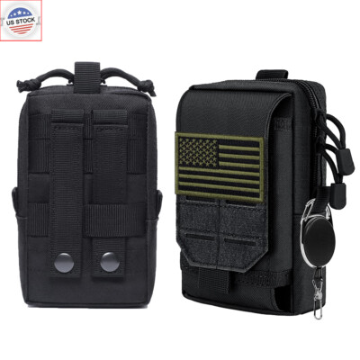 Pochette Téléphone Tactique 1000D Avec Clip Ceinture - Neuf Sans Marque