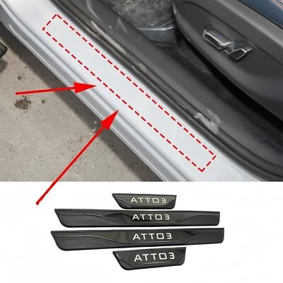 Für 2024 BYD ATTO 3 Plastik Schwarz Einstiegsleisten Schutz  Zubehör Teile Auto  - Bild 1 von 4