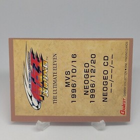 The Ultimate Eleven SNK Trading Card Gamest Collection Neo Geo Japanese 1997