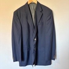 Oscar de la Renta Classic Navy Men's Blazer Size 44L