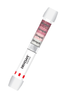 DRIVESAFE express Disposable Breathalyzer Low Cost Breath Alcohol Tester