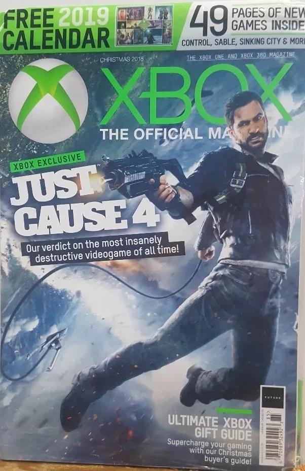 Xbox The Official Magazine Christmas 2018 Iss 221 Just Cause 4