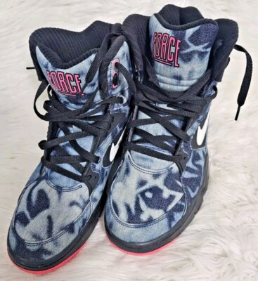 Nike Air Command Force Blue Bleached Denim Sixers Ultramarine 684715-002 Sz 10.5