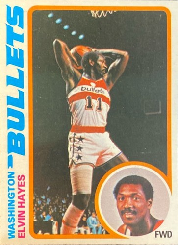 1978 Topps #25 Elvin Hayes - Picture 2 of 2
