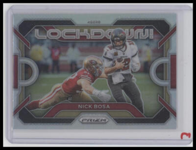 #LD-1 Nick Bosa 2023 Panini Prizm Lockdown! Prizms Silver