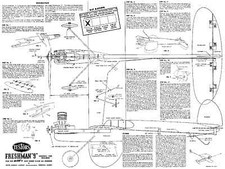 Testors Freshman 9 all sheet control line model plan