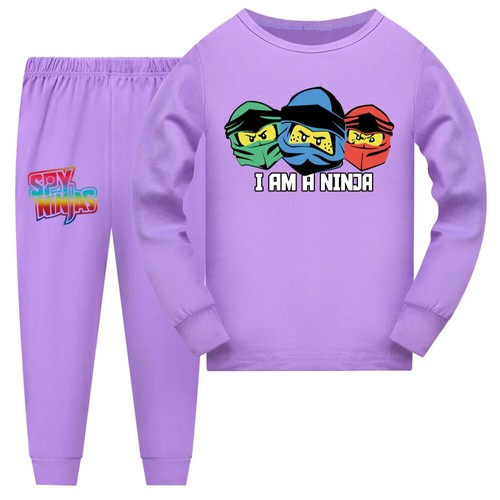 NINJA KIDZ Girls Boutique Outfits top Pants Toddler Pijama kids Pajama Trausuit - Picture 45 of 59