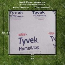 Tyvek Footprint for the North Face Wawona 4 Tent