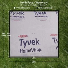 Tyvek Footprint for the North Face Wawona 4 Tent