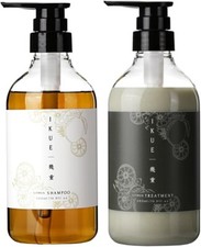IKUE Shampoo  Treatment set 500ml x 2 Fresh Citrus Scent