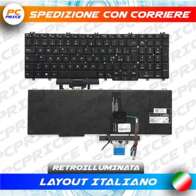 Per Dell Latitude 5500 5501 5510 5511 Precision 3500 3501 3540 3541 Tastiera Retroilluminata (US, Retroilluminazione - Foto 8