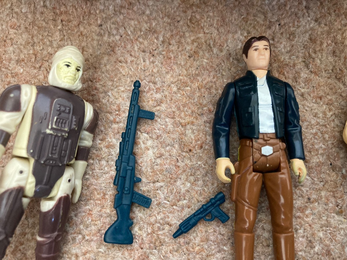 Cloud City Playset Star Wars ESB Kenner 1980 open with 4x figures