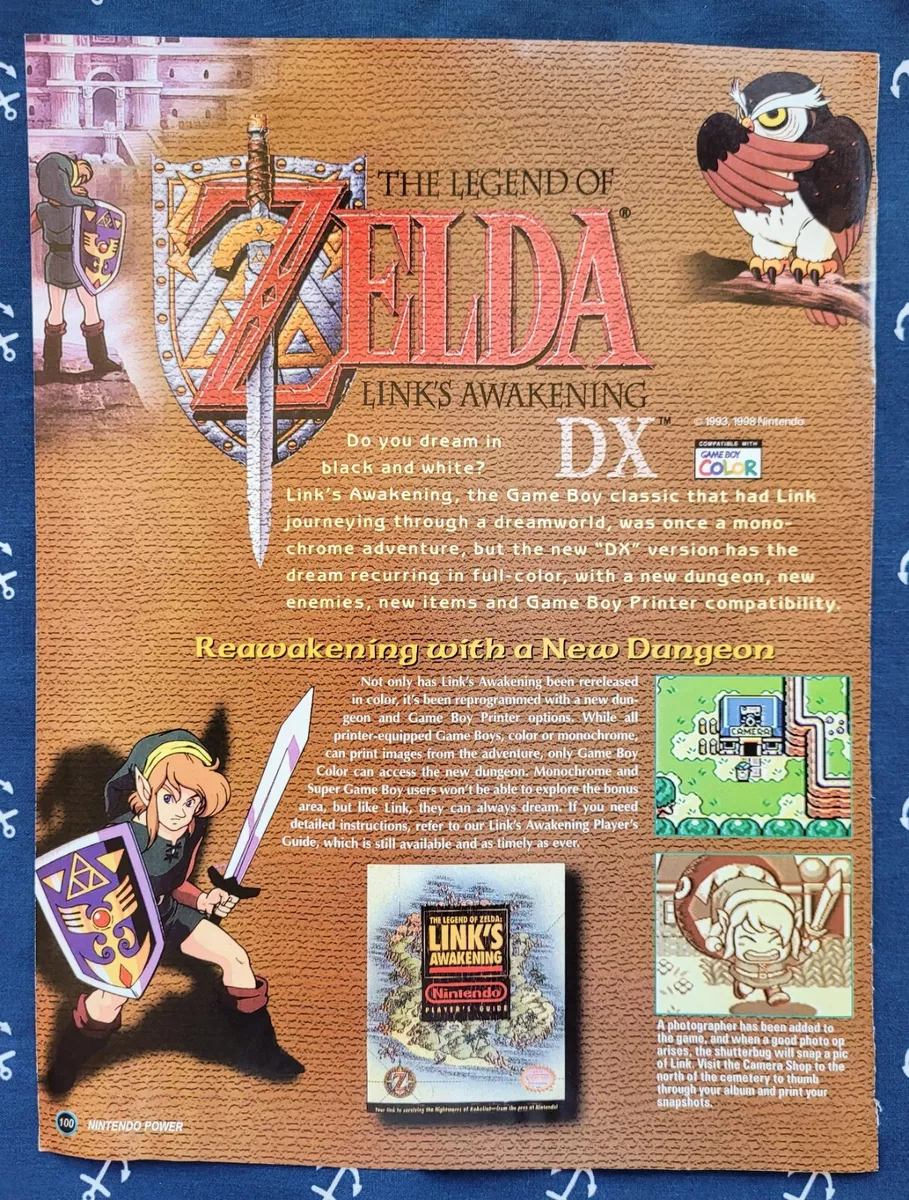 VideoGameArt&Tidbits on X: The Legend of Zelda: Link's Awakening