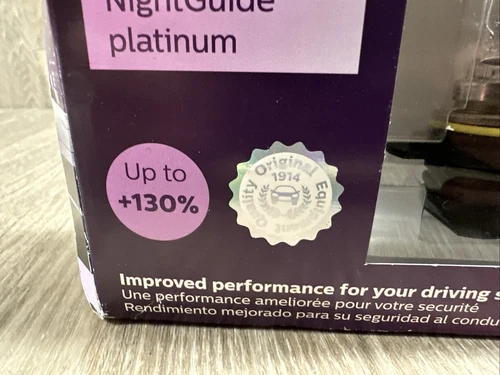 Philips Night Guide Platinum 9012 55W Two Bulbs Headlight Replacement Upgrade