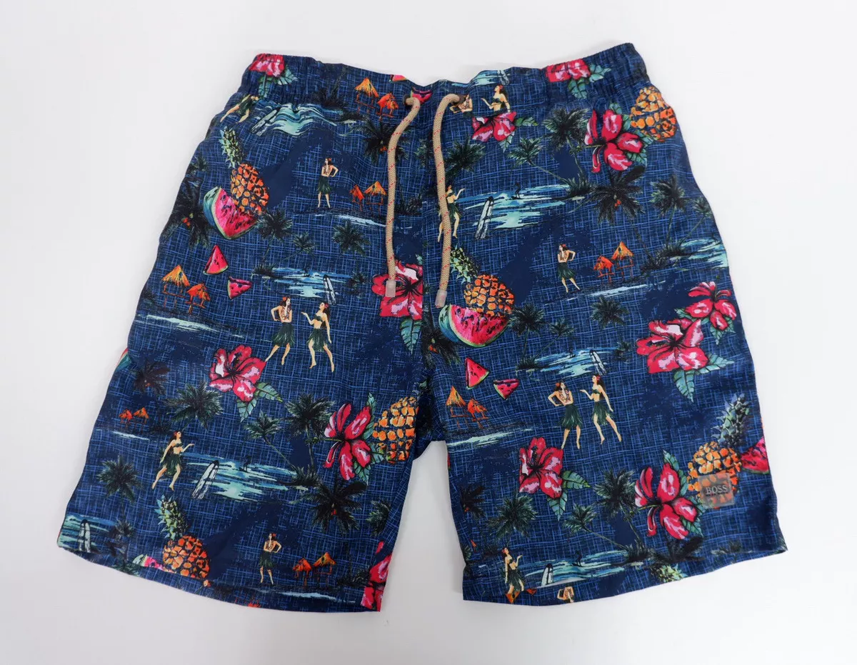 Hugo Boss Mens Swim Shorts Size S Small Swimming Bottoms VGC eBay