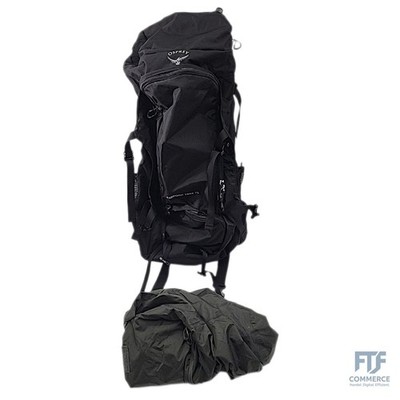 Osprey Farpoint Herren O/S - Fassungsvermögen 75L Rucksack, 75L, Black, O/S