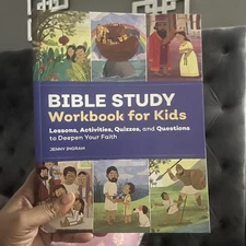 Bible Study Workbook for Kids with Lessons, Activities, Quizzes & Questions NEW