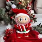 Santa Outfit + Christmas Hat Fits 17cm/6.7in Labubu Monster doll (no doll) — photo 4