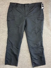 Propper EdgeTec Tactical Pants Mens 50 Black Cargo Pockets Polyester LAPD 37