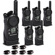 6 x Motorola CLS1410 UHF 1 W 4-Channel 2-Way Radio CLS1410 - 6 Pack Bundle