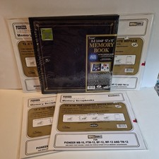 PIONEER E-Z Load 12x12 Memory Book Navy Acid Free  5 NEW Packs Refills RMW-5 