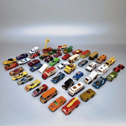Vintage 1970s Matchbox Superfast Lesney Lot 47 Diecast Cars Trucks Hot Wheels