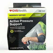 CVS Health Elbow Active Pressure Support One Size 