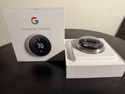 #ad Google Nest 3rd Generation Learning Thermostat BRAND NEW $115.99