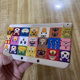 NICE New Nintendo 3DS Console White with Kisekae Plate Animal Crossing Tested