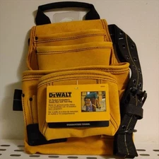 DeWALT DG5333 Carpenter's Suede Nail and Tool Bag Pouch 10-Pockets
