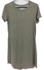 Denim & Supply Ralph Lauren Striped T-Shirt Dress Womens S/P Small Petite
