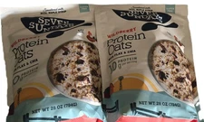 Seven Sundays Wildberry Protein Oats with Flax & Chia, 28 Oz EA (Pack 2)