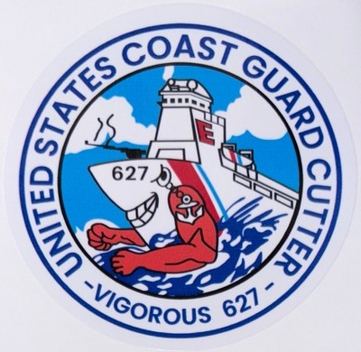 US Coast Guard Cutter Vigorous 627 Sticker Waterproof D294