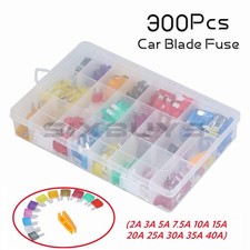 300pcs Car Blade Fuse Assortment Assorted Kit Blade Set Auto Truck Automotive