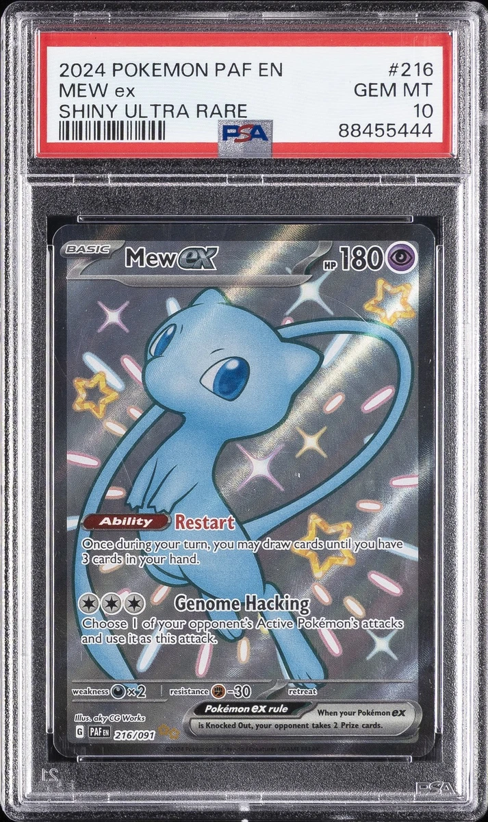 Mew Pokémon TCG Professional Sports Authenticator (PSA) Grade 10