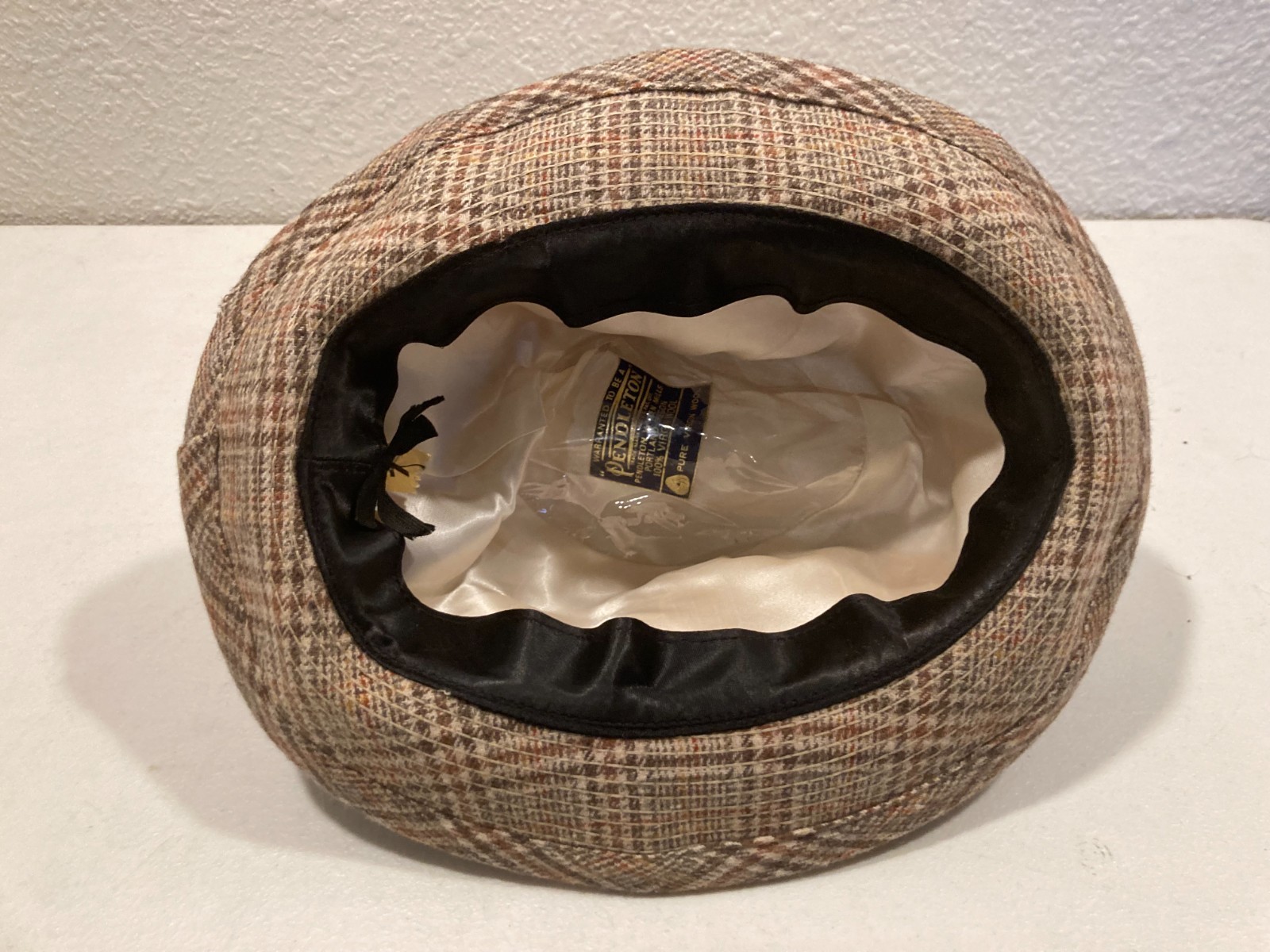 PENDLETON Wool Fedora Hat Men Size 7 Gray Brown 1… - image 5