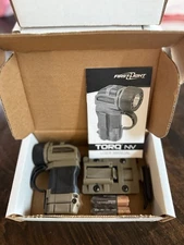 First Light Torq Med Kit Tactical Military Flashlight with MOLLE Blade Mount
