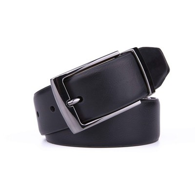 Axesoria Men's Vegan Reversible Belt (Black/Tan, 32/34) 32/34, Black/Tan
