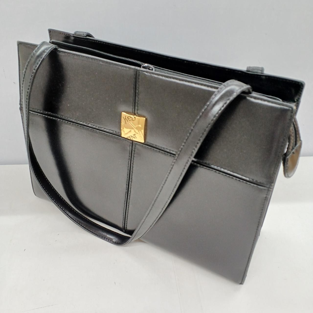 Borsa tote Yves Saint Laurent nera 11 8 pollici