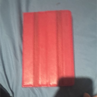 Red Folding Folio Case Cover for Amazon Kindle eReader/Tablet