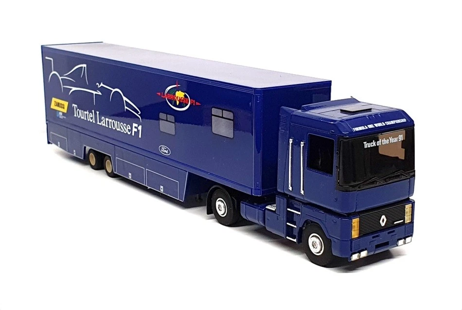 Camión de transporte Eligor escala 1/43 5421 - Renault F1 Tourtel Larrousse - azul Foto 4 de 4