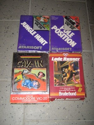 Commodore VC20 - VIC20 Module / 4 Stück