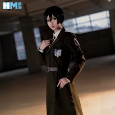 Attack on Titan Final Season Survey Corps Cosplay Costume Levi Ackerman Uniform
