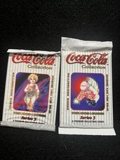 COCA COLA SERIES 3 1994 COLLECT-A-CARD LOT OF 2 UNOPENED STICKERED CARD PACKS