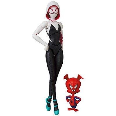MAFEX Nr. 134 Spider-Gwen Gwen Stacy Actionfigur Medicom Spielzeug US-Verkäuf...